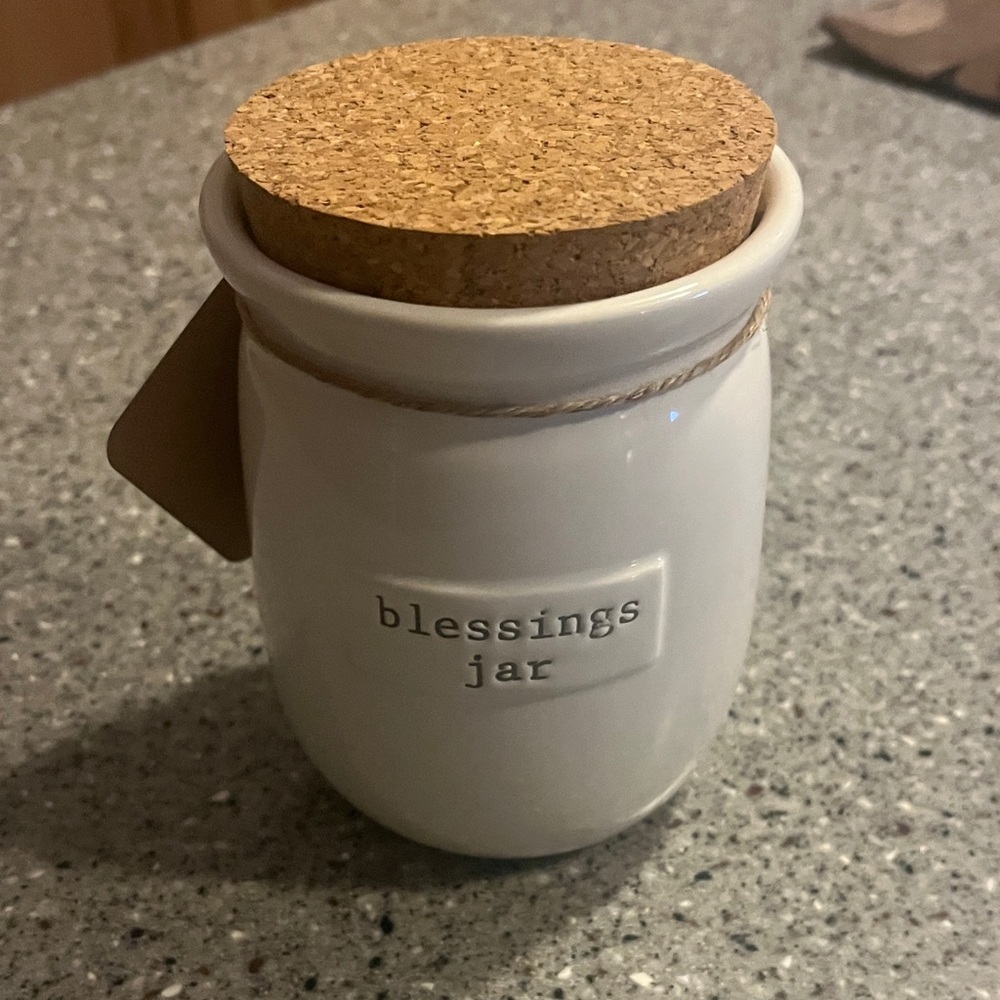 Mud Pie Cream Jar with Cork Lid